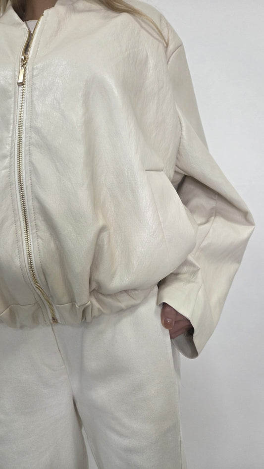 Bunda bomber s podšívkou