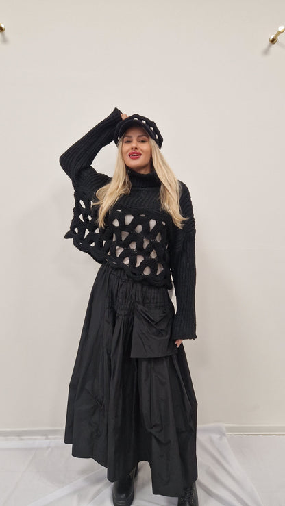 Sukně ze šusťákoviny