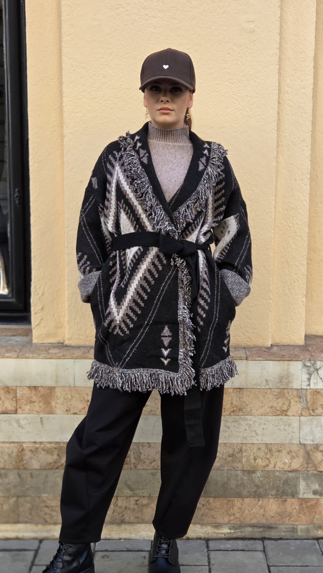 Pletený cardigan