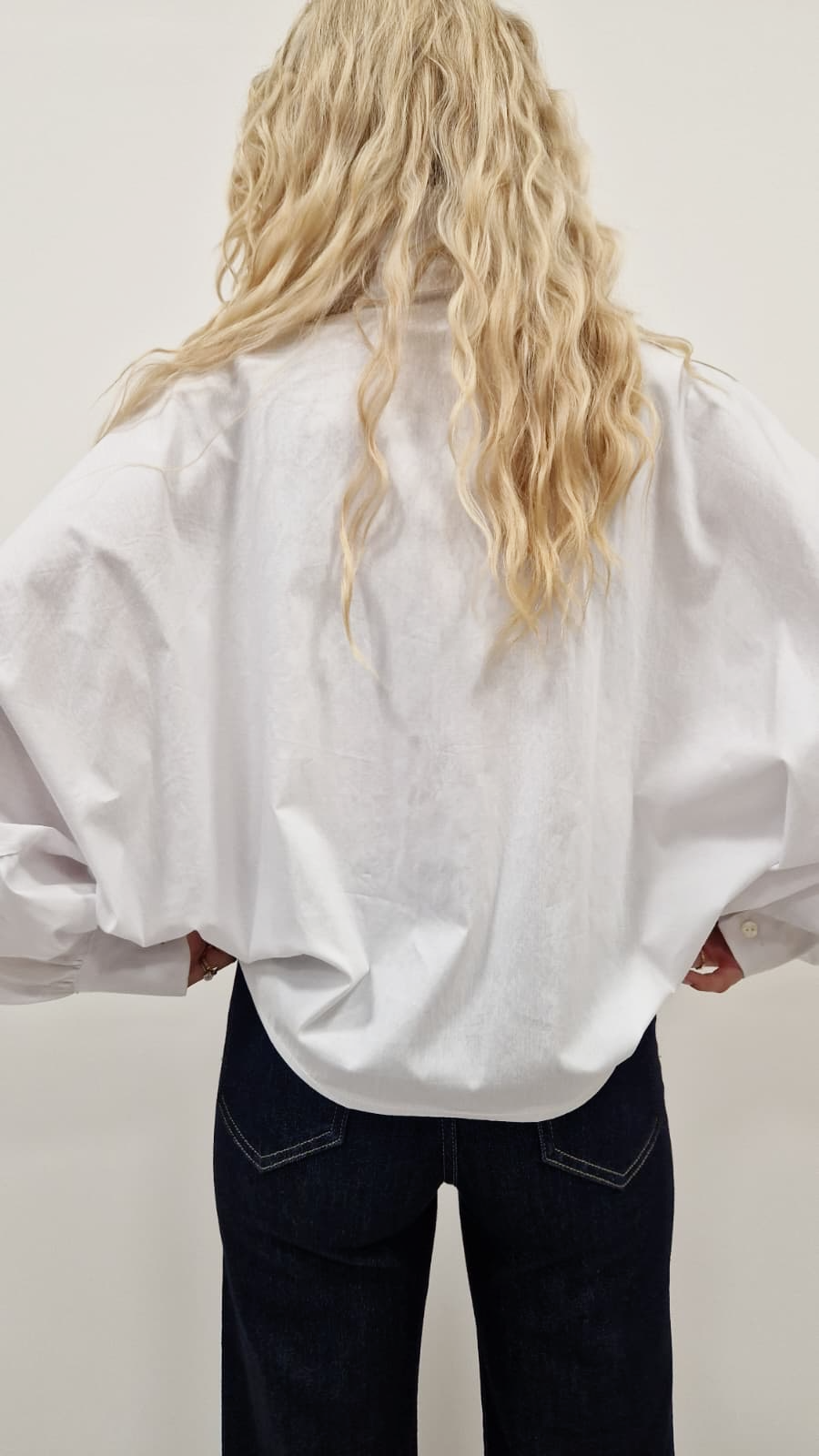 Košile s balónovými rukávy