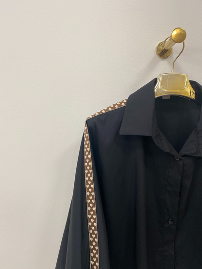 Košile s balónovými rukávy