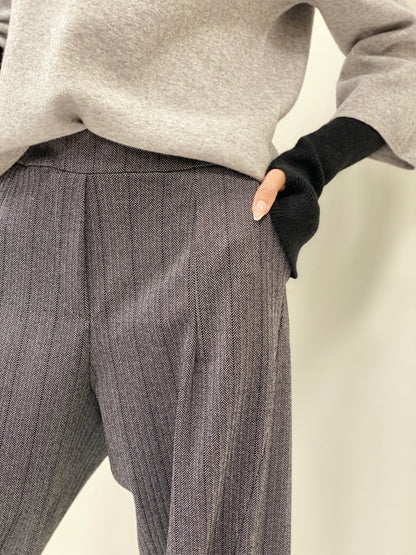 Kalhoty barel šedé