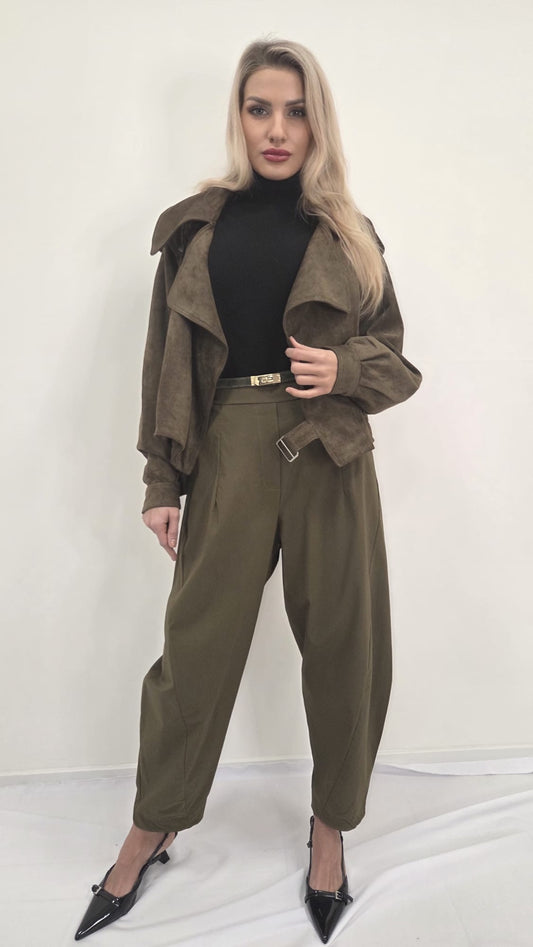 Lehké kalhoty střihu barel