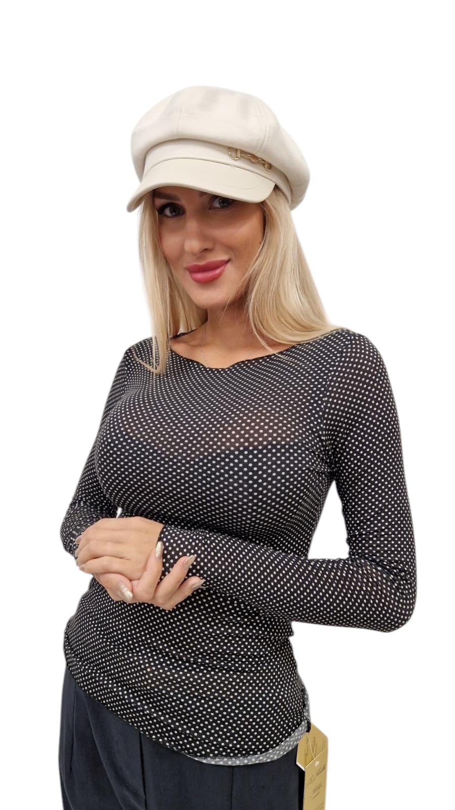 Lehký top z modalu a kašmíru