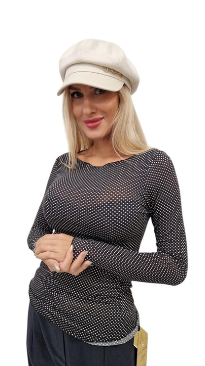 Lehký top z modalu a kašmíru