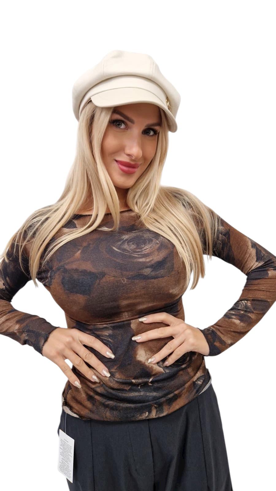 Lehký top z modalu a kašmíru